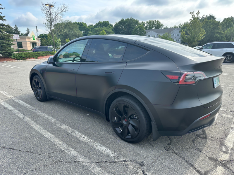 My new Model Y Murderbot parked